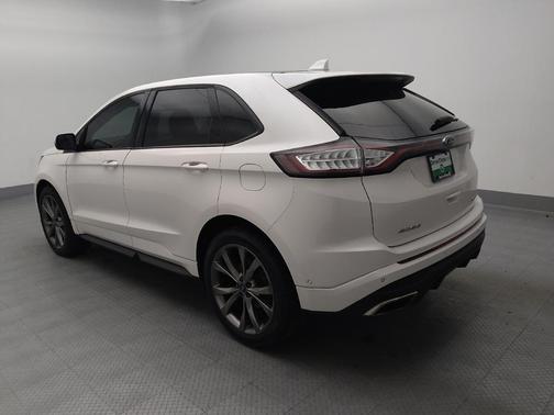 White Platinum Metallic Tri-Coat 2016 Ford Edge Sport