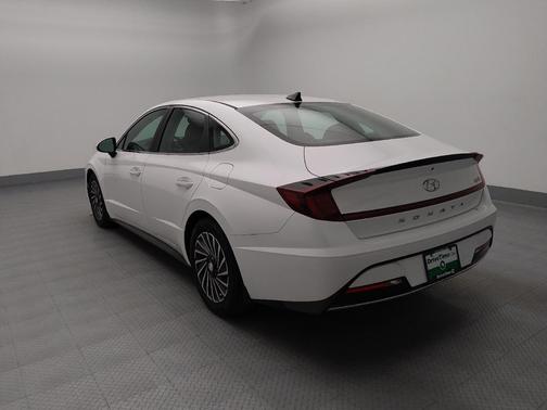 Hyper White 2021 Hyundai SONATA Hybrid SE