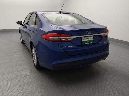 Blue 2018 Ford Fusion Hybrid S