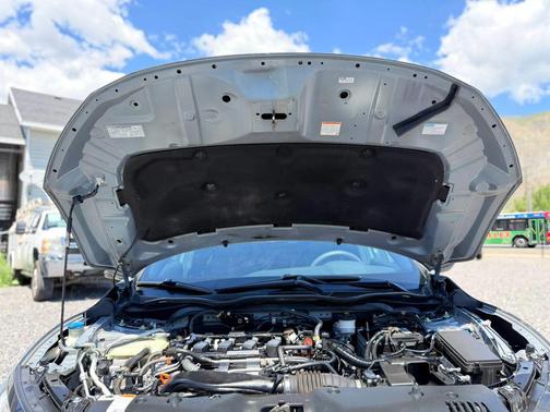 Aegean Blue Metallic 2018 Honda Civic EX