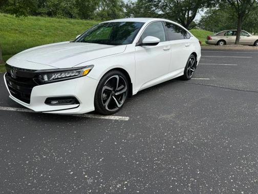 White 2018 Honda Accord Sport