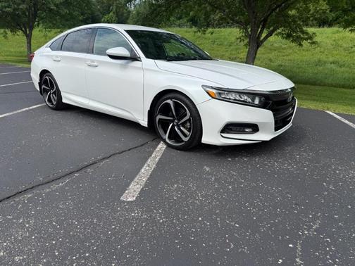 White 2018 Honda Accord Sport