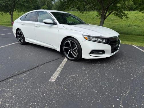 White 2018 Honda Accord Sport