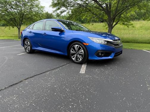 Blue 2016 Honda Civic EX-L