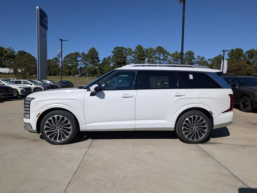 Creamy White Pearl 2026 Hyundai Palisade Hybrid Calligraphy