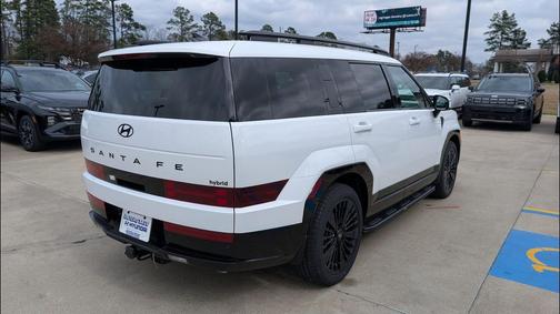 Serenity White 2026 Hyundai SANTA FE HEV Calligraphy