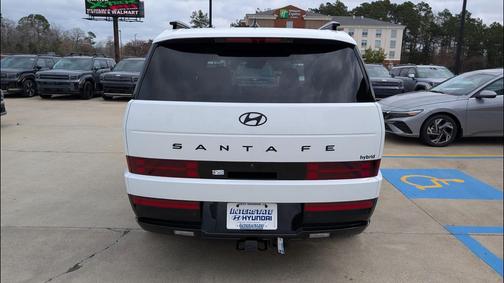 Serenity White 2026 Hyundai SANTA FE HEV Calligraphy