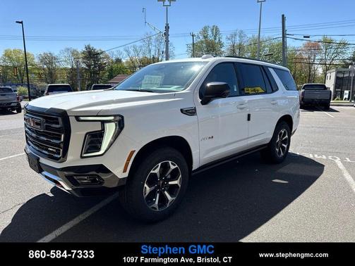 Summit White 2026 GMC Yukon 4WD AT4