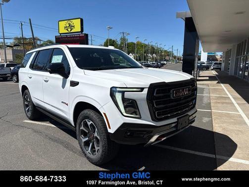 Summit White 2026 GMC Yukon 4WD AT4