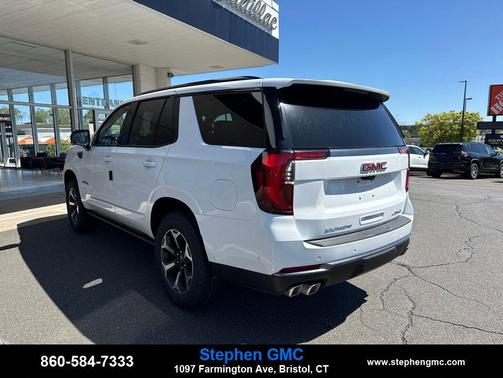 Summit White 2026 GMC Yukon 4WD AT4
