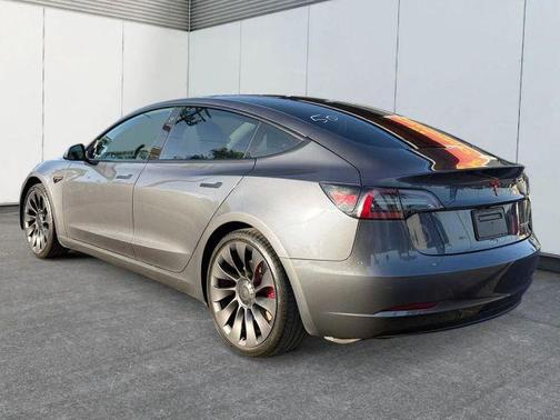 Gray 2023 Tesla Model 3 Performance