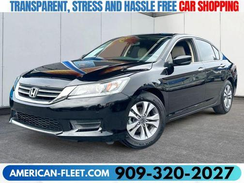 Black 2015 Honda Accord LX