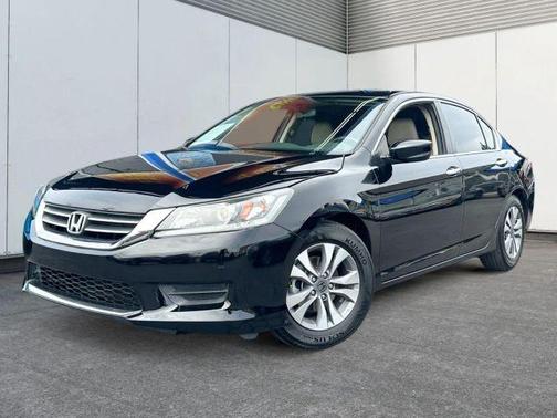 Black 2015 Honda Accord LX