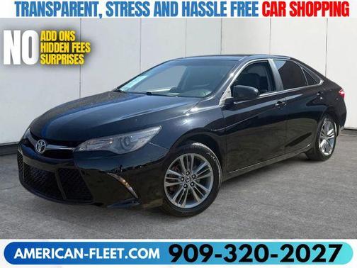 Black 2016 Toyota Camry SE