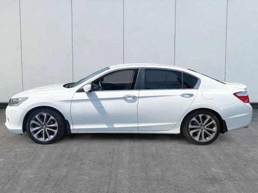 White 2014 Honda Accord Sport
