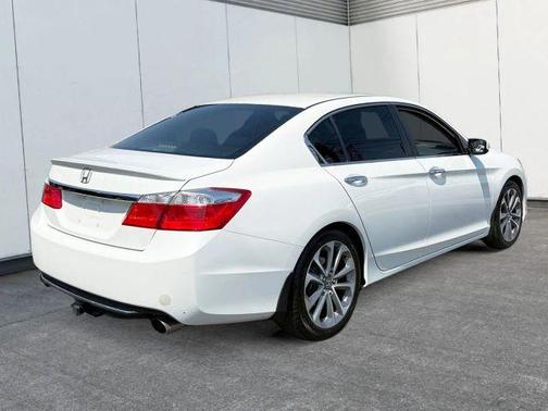 White 2014 Honda Accord Sport