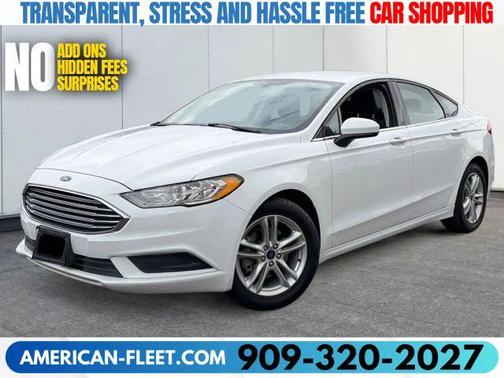 White 2018 Ford Fusion SE