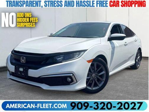 White 2020 Honda Civic EX