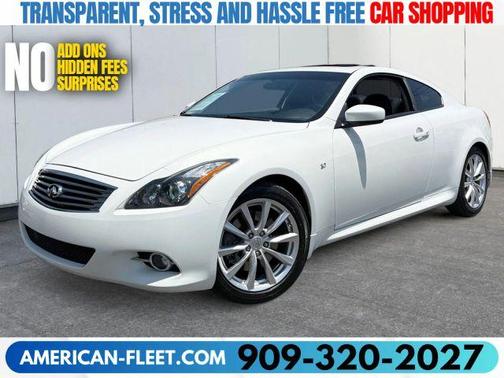 Moonlight White 2014 INFINITI Q60 Journey