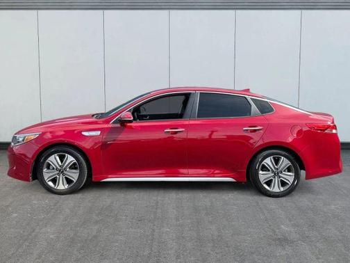 Red 2018 Kia Optima Hybrid EX
