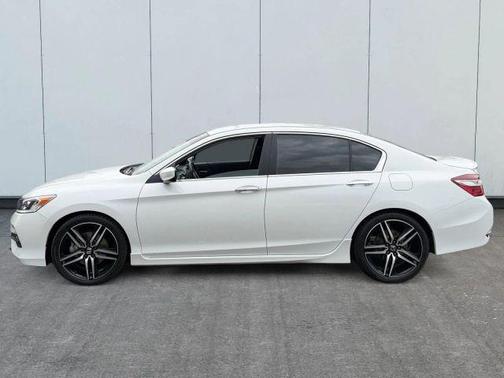 White 2017 Honda Accord Sport