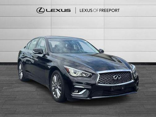 Black Obsidian 2024 INFINITI Q50 3.0t LUXE