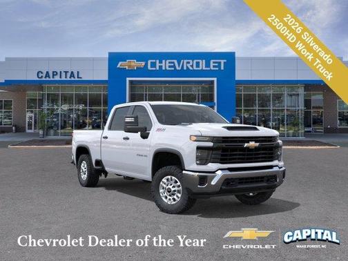 Summit White 2026 Chevrolet Silverado 2500 WT