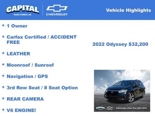2022 Honda Odyssey Touring