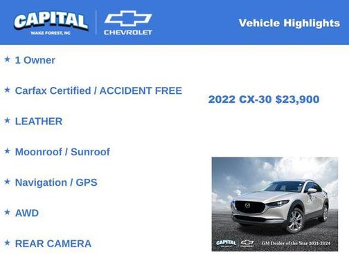 2022 Mazda CX-30 Premium Package