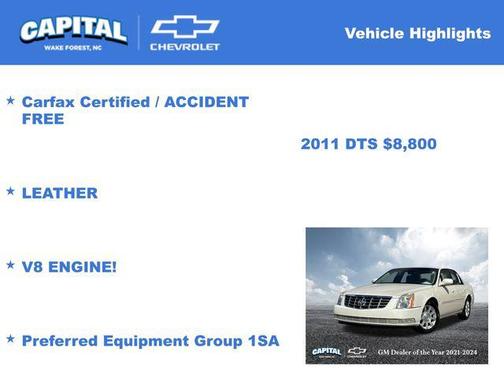 2011 Cadillac DTS Base