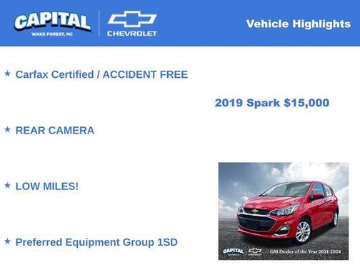2019 Chevrolet Spark 1LT