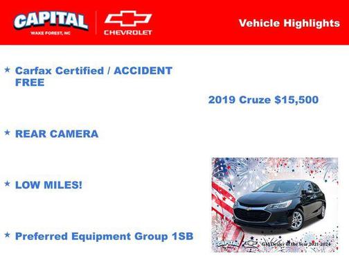2019 Chevrolet Cruze LS