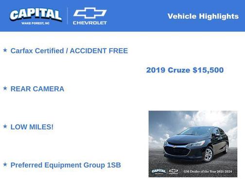 2019 Chevrolet Cruze LS