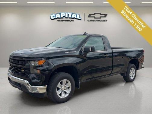 Black 2024 Chevrolet Silverado 1500 WT