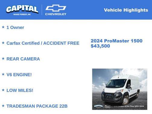 2024 RAM ProMaster 1500 Base