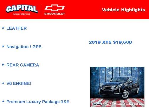 2019 Cadillac XT5 Premium Luxury