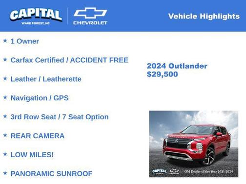 2024 Mitsubishi Outlander SE 2.5 2WD