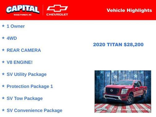 2020 Nissan Titan SV