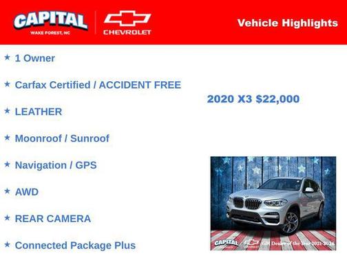 2020 BMW X3 xDrive30i