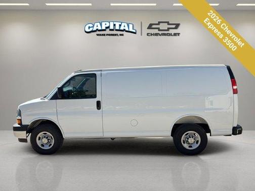 Summit White 2026 Chevrolet Express 3500 Work Van