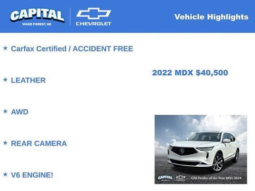 2022 Acura MDX Technology Package