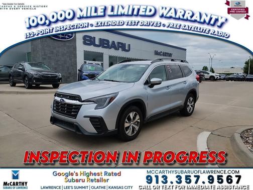 Ice Silver Metallic 2024 Subaru Ascent Premium