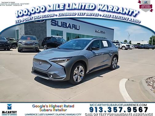 Gray Pearl 2023 Subaru Solterra Limited