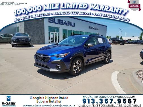 Sapphire Blue Pearl 2025 Subaru Crosstrek Premium