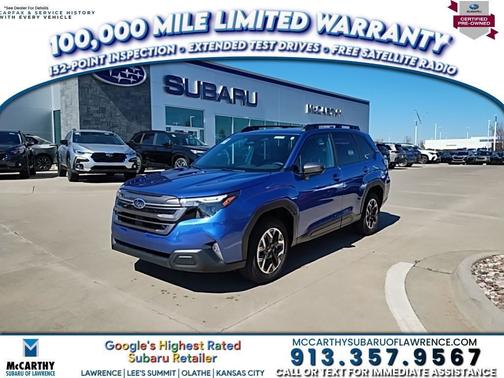 Blue Pearl 2026 Subaru Forester Premium