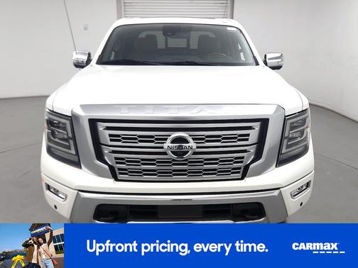 White 2021 Nissan Titan Platinum Reserve