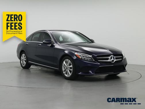 Blue 2021 Mercedes-Benz C-Class