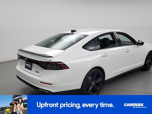 White 2025 Honda Accord Hybrid Sport-L