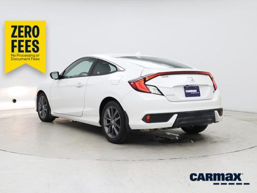 White 2019 Honda Civic EX