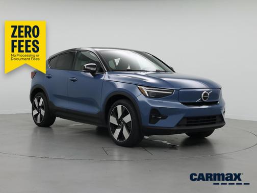 Blue 2022 Volvo C40 Recharge Pure Electric Ultimate